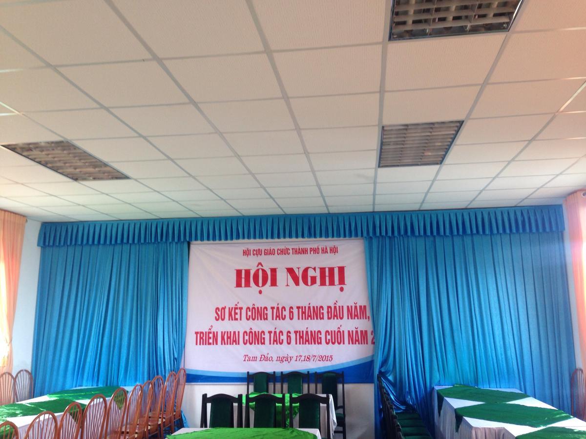 Khach San Cay Thong 호텔 Tam Ðảo 외부 사진